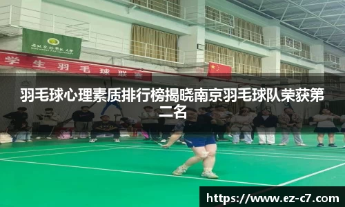 羽毛球心理素质排行榜揭晓南京羽毛球队荣获第二名